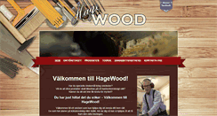 Desktop Screenshot of hagewood.se