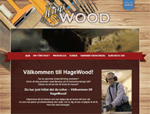 Tablet Screenshot of hagewood.se